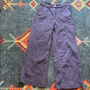 Everlane crop/ankle wide leg pants size 0